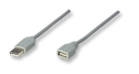 165211 Cable de Extensión USB - A Macho/ A Hembra, 1.8 m, Gris 165211 Cable de Extensión USB - A Macho/ A Hembra, 1.8 m, Gris